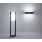 Autocollant de lampe murale extérieure LED IP65 gris foncé