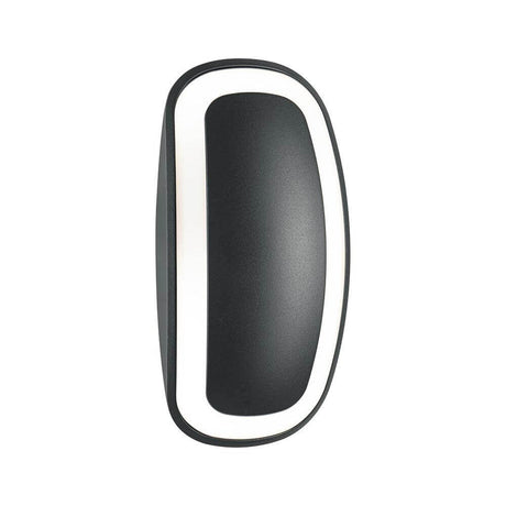 LED Außenwandleuchte Signea Anthrazit Aluminium - moderne Wandleuchte in Slim-Design mit blendfreier Ausleuchtung.