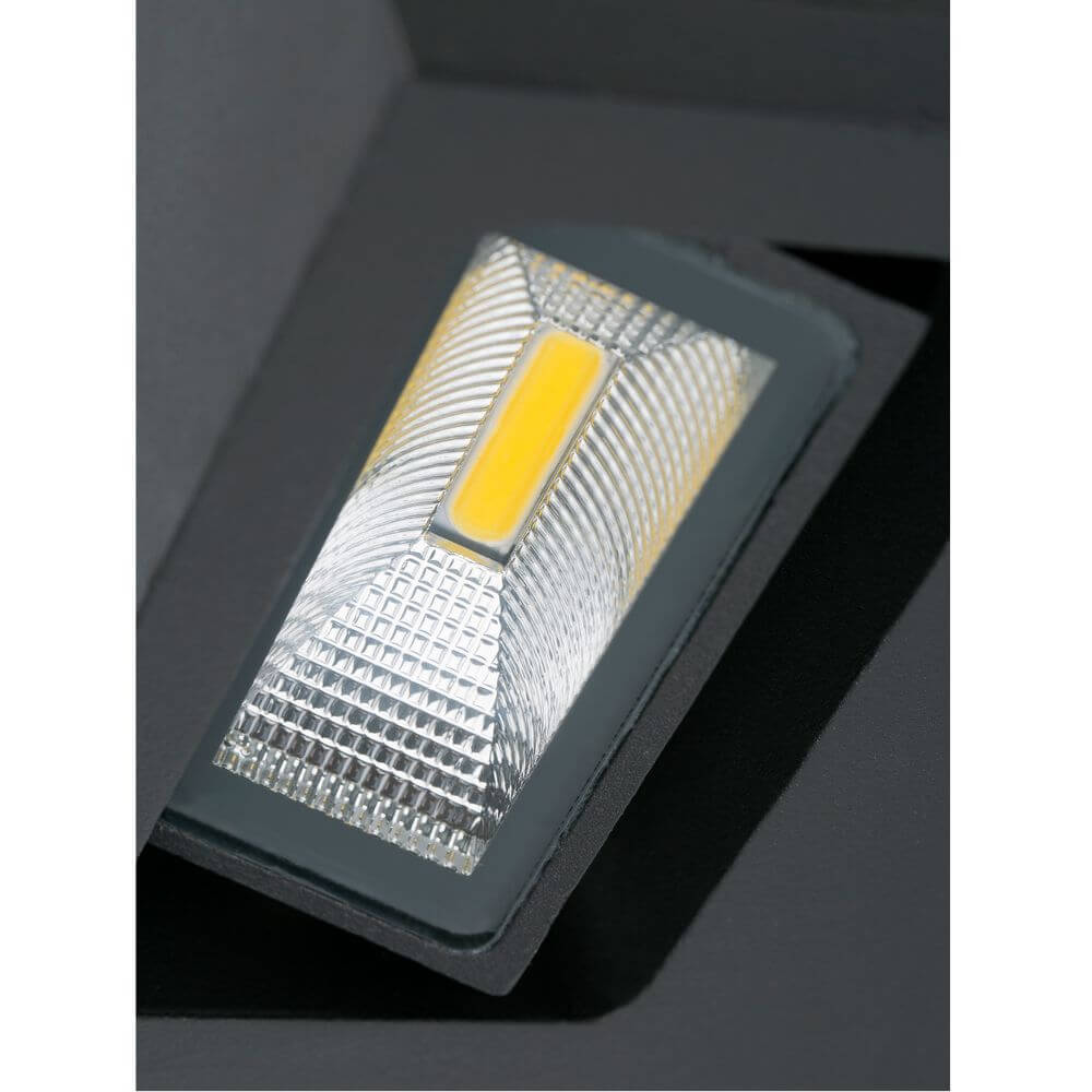 LED Außenwandleuchte TAIMA 3000K IP54 Dunkelgrau, modernes Design für Außenbereiche, energiesparend und robust.