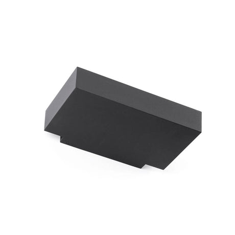 Lampada a parete esterna a LED strappato ip54 grigio scuro