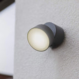 Aplique LED de exterior Trumpet M IP54 antracita