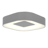 LED Außenwandleuchte Ublo in Grau mit modernem Design und IP44 Schutzklasse für Innen- und Außenbereich.