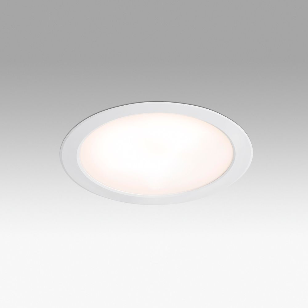 LED -badrum retracting lampdöd 24W 3000k IP44 Vit