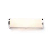 LED Badeværelses væglampe Danubio 9W 2700K IP44 Krom i elegant design med kromdetaljer og opal betræk.