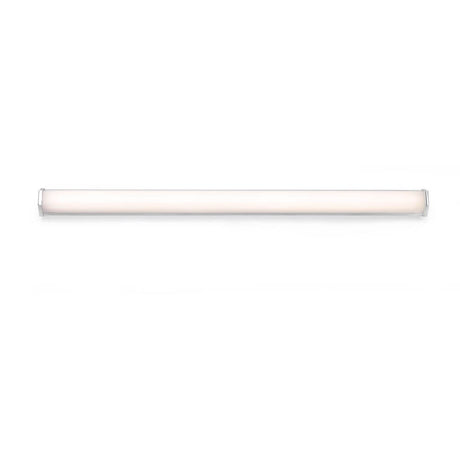 LED Bad-Wandleuchte Edge 8W 4000K IP44 Chrom in modernem Design, geeignet für Badezimmerbeleuchtung.