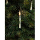 5 LED Kerzen Zusatzset für 1930-100 5 Warmweiß IP44 an Tannenzweigen mit warmem Licht.