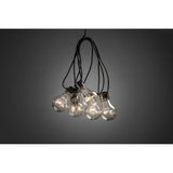 LED Beer Garden Chain 5 Series Clear 40 ciepłych białych diod Działanie baterii