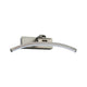 Alt Tag: LED Spiegel- & Bilderleuchte Bento Messing-Antik an Wand montiert, 300mm, bewegliches Gelenk, Altmessing Finish
