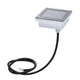 LED Bodeneinbauleuchte Brick mit Bewegungssensor, IP67, Metall/Edelstahl, 100x100x38 mm, ideal als Orientierungslicht.
