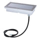 LED Bodeneinbauleuchte Brick mit Bewegungsmelder IP67 in Metall/Edelstahl mit Anschlusskabel