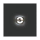 LED Bodeneinbauleuchte KANE-2 IP67 Nickel-Matt in elegantem Design mit rundem Lichtausschnitt