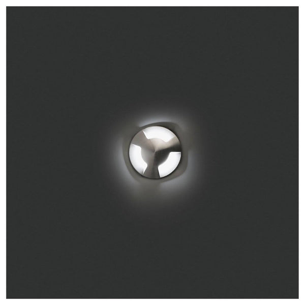 LED Bodenleuchte KANE-3 IP67 Nickel-Matt mit elegantem Design und robuster Konstruktion.