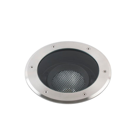 LED GEISER 32W 3000K 38° IP67 ground spotlight for outdoor lighting, rust-free design.