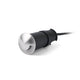LED Bodenstrahler KANE-1 IP67 Nickel-Matt detailansicht mit Kabel