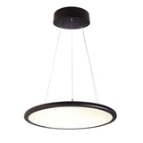 LED Office Ring Hang Lamp Round 5100lm UGR <19 3000K