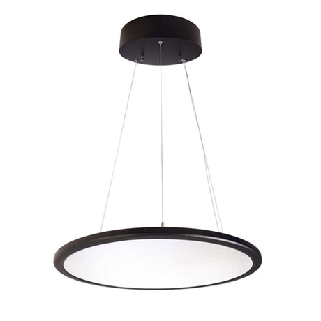 LED Office Ring Pendant Light Round 5600lm UGR &lt;19 Dimmable 4000K