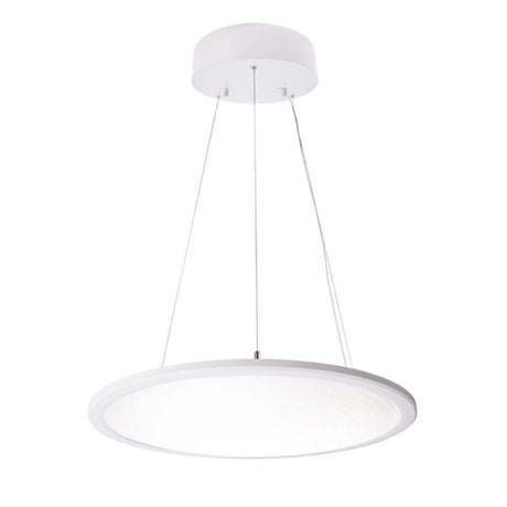 LED Office Ring Pendant Light Round 5600lm UGR &lt;19 Dimmable 4000K