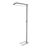 LED office floor lamp motion presence and daylight sensor silver colors