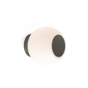 LED Decken- & Wandlampe Moy 4W 3000K IP44 Bronze, Weiß moderne Wand- und Deckenleuchte mit opalem Glas