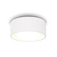 LED Decken-Aufbaulampe Kodak I IP44 in schlichte Rundform mit weißem Metallrahmen und sanftem Licht.