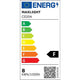 Energielabel der LED Decken-Aufbauleuchte Kodak II IP44 von Maxlight mit Energieeffizienzklasse F.