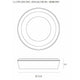 LED Decken Aufbauspot Santa Flat: 12W, 1056 Lumen, IP65, modernes Design und energieeffizient mit 3000K.