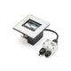 LED Decken Einbaustrahler IP44 mit quadratischem Design, 5W, 550lm, 3000K, inklusive Anschlusskasten.