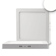 LED Deckenlampe extra Slim nur 18mm hoch 1450lm Neutralweiß - extrem flach und leistungsstark, weißes Design.