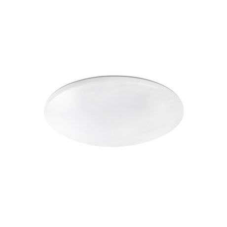 LED Deckenleuchte BIC Ø 60cm Dimmbar 3000K IP44 Weiß - moderne, runde Deckenlampe in Weiß.
