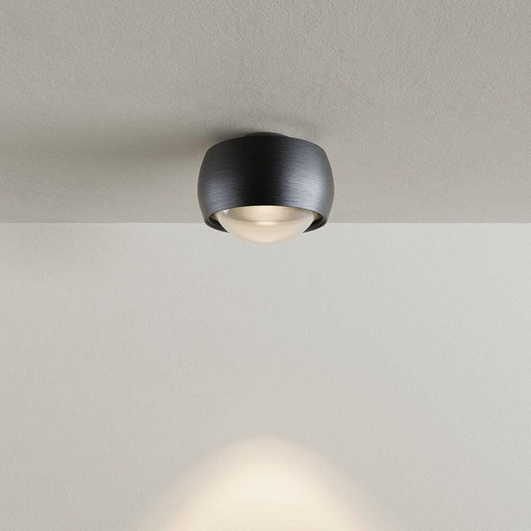 s.luce Beam LED Deckenleuchte mit Linse Aufbauspot Ø 8cm