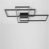 LED ceiling light Bilbao matt black