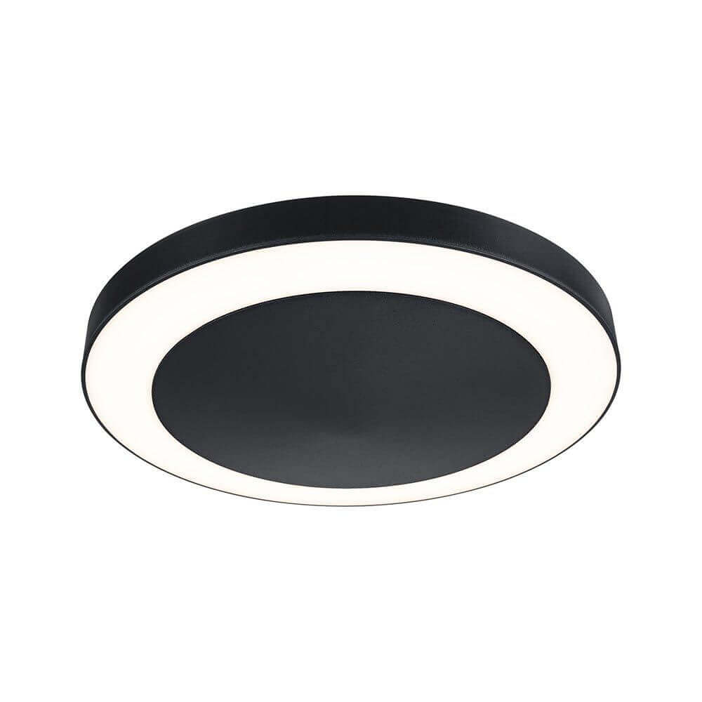 Circula LED Außen Deckenleuchte mit Sensor Schwarz