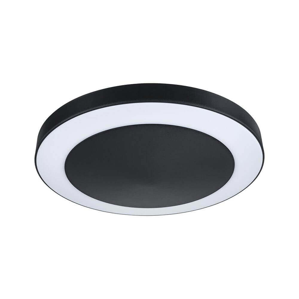 Circula LED Außen Deckenleuchte mit Sensor Schwarz