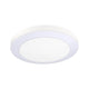 Moderne LED Außen Wand- & Deckenleuchte Circula in Weiß, ideal für Eingangsbereiche.
