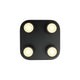 LED Deckenleuchte Clyde 4-Spot mit vier runden Leuchten in modernem Design.