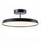 LED Deckenleuchte Kaito 2 Pro 30 in modernem, klarem Design mit messingschalter.