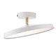 LED Deckenleuchte Kaito 2 Pro 30 mit elegantem Design und funktionalem Kippschalter aus Messing.
