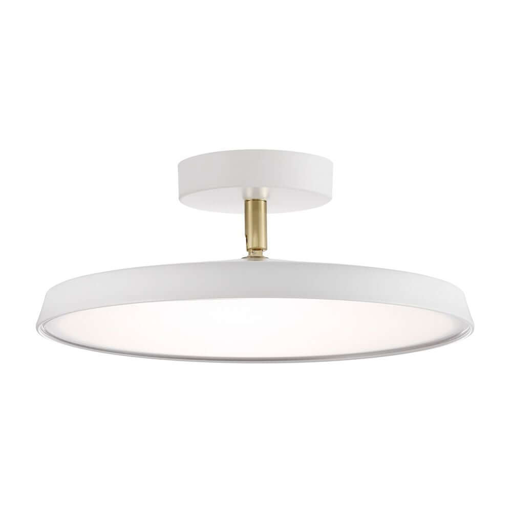 LED Deckenleuchte Kaito 2 Pro 30 in modernem Design mit goldenem Kippschalter.