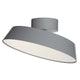 LED Deckenleuchte Kaito Dim in modernem Design, grau, ideal für stilvolle Innenräume.