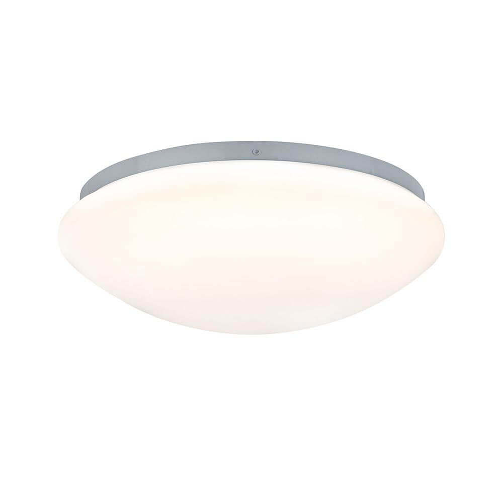 Lampe plafond de salle de bain LED Leonis blanc IP44