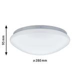 Lampada del soffitto del bagno a LED Leonis White IP44