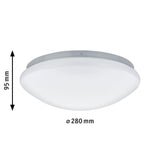 Luce a soffitto del bagno a LED Leonis White IP44