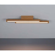 LED Deckenleuchte Linus Straight 1120lm Eiche-Geölt für stilvolle Raumbeleuchtung
