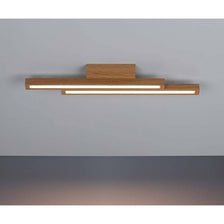 LED Deckenleuchte Linus Straight 1120lm Eiche-Geölt für stilvolle Raumbeleuchtung