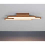 LED Deckenleuchte Linus Straight 1680lm Eiche-Geölt, moderne Holz-Deckenleuchte mit LED-Licht