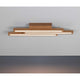 LED Deckenleuchte Linus Straight in Eiche-Geölt mit 1680lm - modernes Design für stilvolle Räume