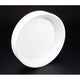 LED Deckenleuchte Loop 60cm Ring 2000lm Dimmbar Neutralweiß auf schwarzem Hintergrund, minimalistisches Design