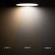 LED Deckenleuchte Meda Ø 40cm ColorSwitch 2700-4000K IP40 Dimmbar Lichtfarbe Vergleich 2700K 3000K 4000K