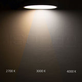 LED Deckenleuchte Meda Ø 80cm ColorSwitch 2700-4000K Dimmbar