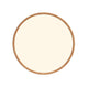 LED Deckenleuchte Oja 42 Dim IP54 in modernem Design mit runder Form und holzfarbenem Rand.